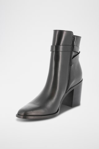 Botins em couro Baronne - Preto
