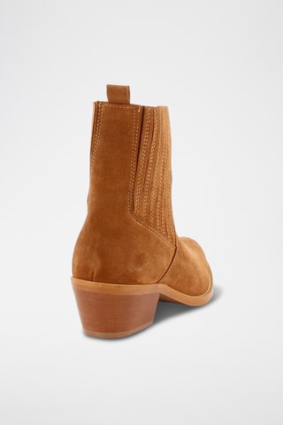 Bottines en nubuck Mirmande - Camel
