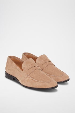 Mocassins en nubuck Newington - Beige