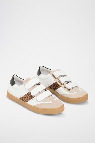 Baskets en cuir Idalie - Marron