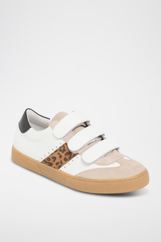 Baskets en cuir Idalie - Marron