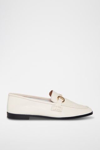 Mocassins en cuir Ellin - Blanc
