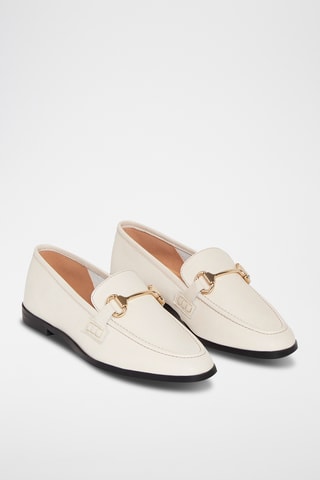 Mocassins en cuir Ellin - Blanc