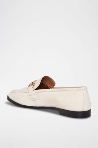 Mocassins en cuir Ellin - Blanc