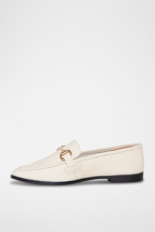 Mocassins en cuir Ellin - Blanc