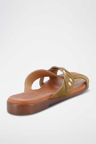 Sandales en cuir Papyrusa - Kaki