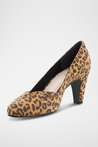 Escarpins en nubuck Audrey - Marron