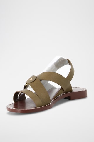 Sandales en cuir Camila - Kaki