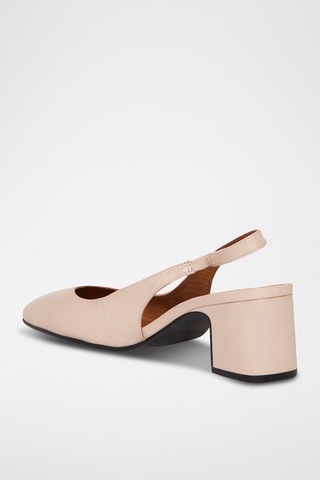 Escarpins en cuir Livia - Marron