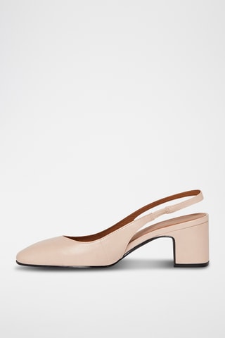 Escarpins en cuir Livia - Marron