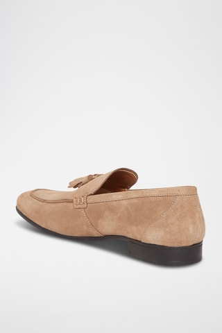 Mocassins en nubuck James - Camel