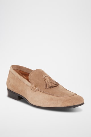 Mocassins en nubuck James - Camel