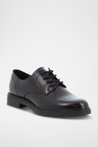 Derbys en cuir Eloquent - Bordeaux