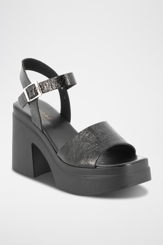 Sandálias de salto Talita - Preto