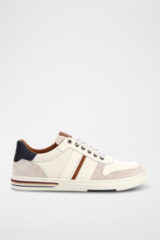 Baskets en cuir Bandit - Blanc