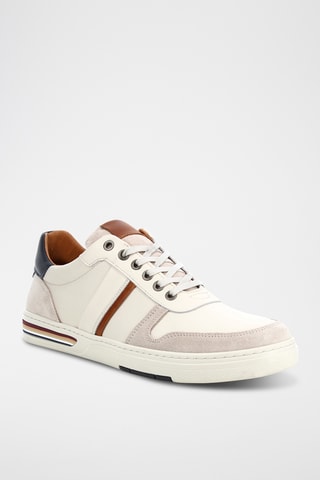 Baskets en cuir Bandit - Blanc