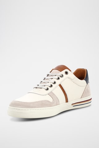 Baskets en cuir Bandit - Blanc