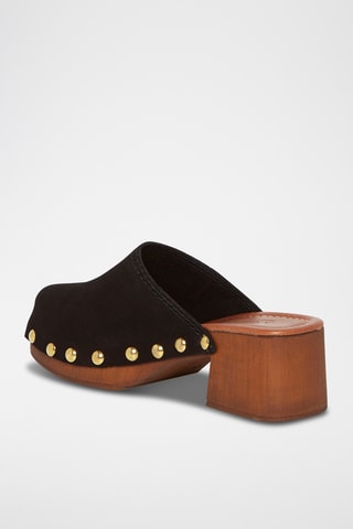 Sabots en nubuck Beca - Noir