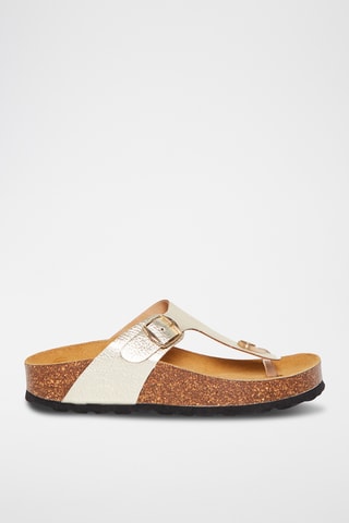 Sandales en cuir Pernette - Doré