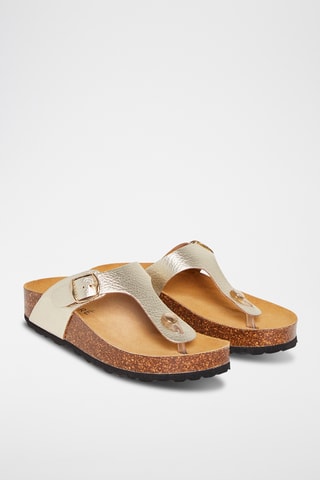 Sandales en cuir Pernette - Doré