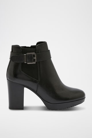 Bottines en cuir Echuca - Noir
