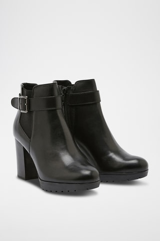 Bottines en cuir Echuca - Noir