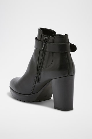 Bottines en cuir Echuca - Noir