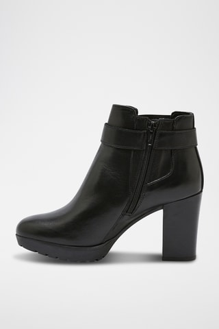 Bottines en cuir Echuca - Noir