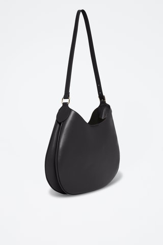 Sac bandoulière en cuir - Noir