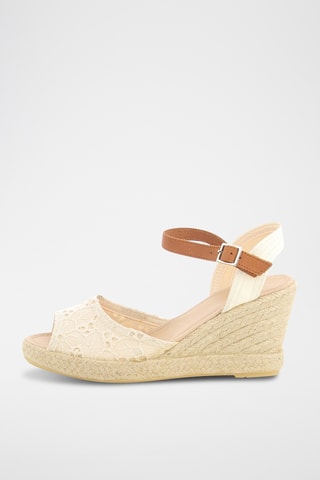 Sandales compensées Raphaella - Beige