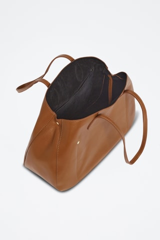 Cabas en cuir - Marron