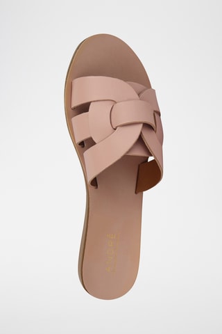 Mules en cuir Samoa - Rose