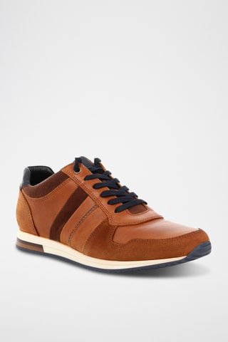 Baskets en cuir Frederic - Camel