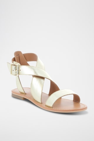 Sandales en cuir Rachel - Doré