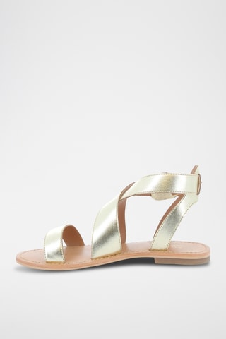 Sandales en cuir Rachel - Doré