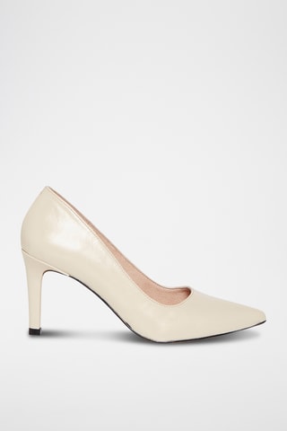 Escarpins en cuir Iria - Marron