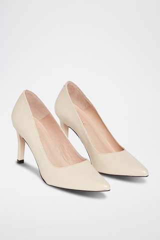 Escarpins en cuir Iria - Marron