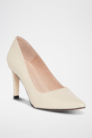 Escarpins en cuir Iria - Marron