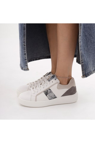 Baskets Enea - Blanc et gris