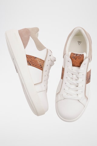 Baskets Enea - Blanc et camel