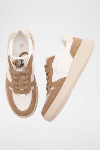 Baskets Tullia - Blanc et taupe