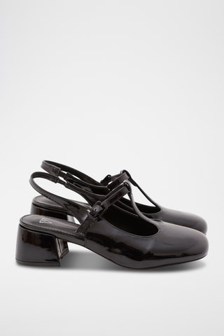 Salomés à talons Gyna - Noir