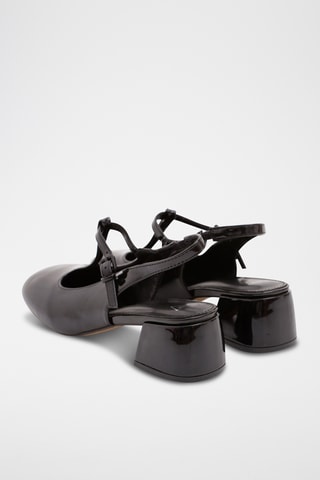 Salomés à talons Gyna - Noir