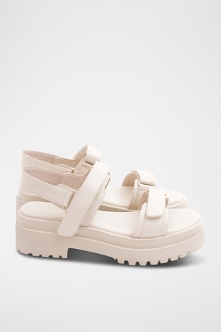 Sandales plateformes Nerinaele - Écru