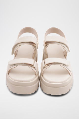 Sandales plateformes Nerinaele - Écru