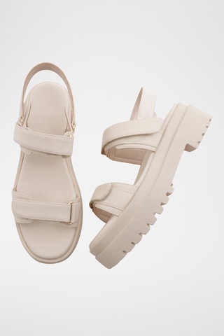 Sandales plateformes Nerinaele - Écru