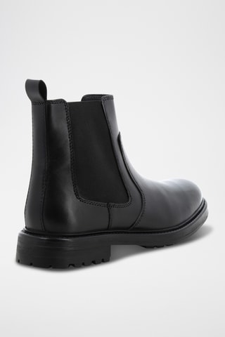 Boots Chelsea de couro Noah - Preto
