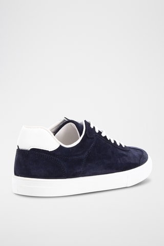 Baskets en croûte de cuir nubuck Gabin - Bleu