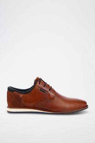 Derbys en cuir Thomas - Camel