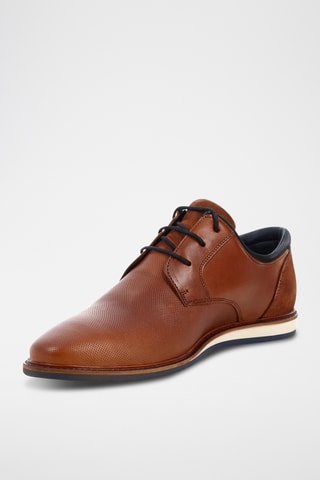 Derbys en cuir Thomas - Camel